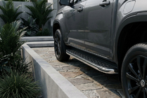 Volkswagen Amarok 2022- Side Steps BlackLine (2 pcs, Aluminum) photo 1