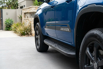 Volkswagen Amarok 2022- Side Steps Tayga Black (2 pcs, Aluminum) photo 1