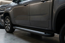 Volkswagen Amarok 2022- Side Steps Vision New Black (2 pcs, Aluminum) photo 1