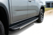 Volkswagen Amarok 2022- Side Steps Maya V1 (2 pcs, Aluminum) photo 1