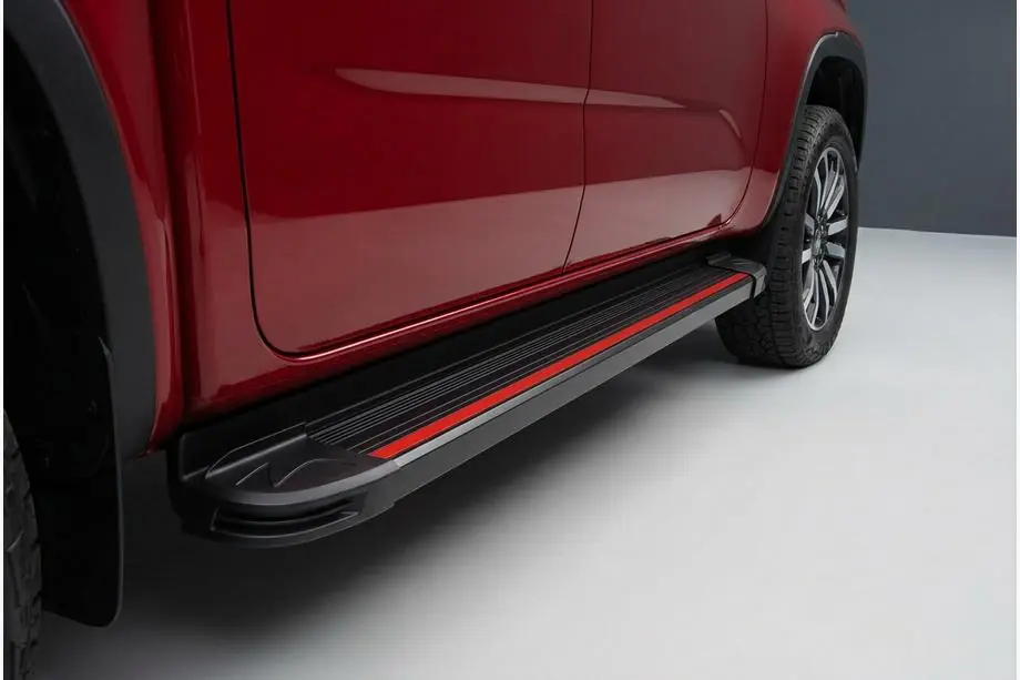 Ford Ranger 2022- Side Steps Maya Red (2 pcs, Aluminum) Image