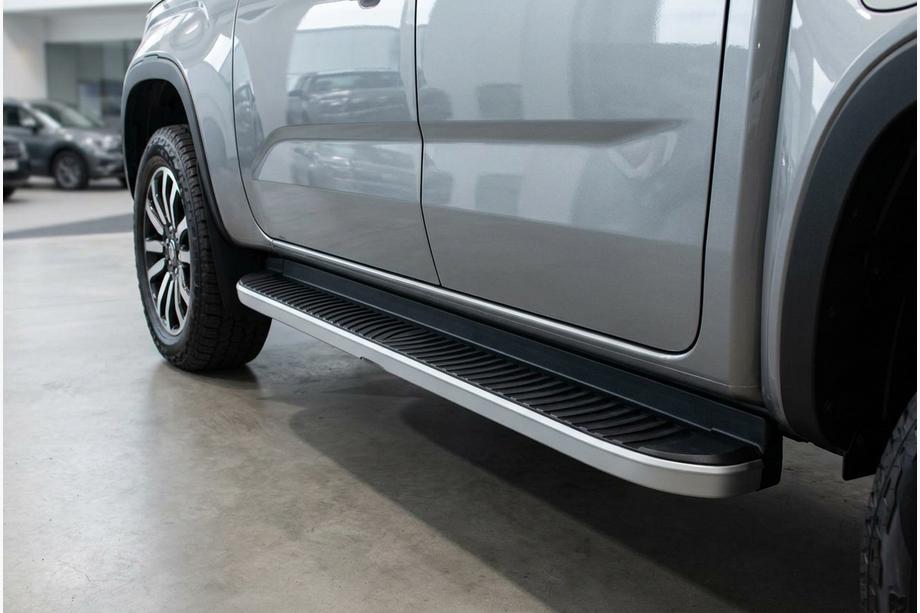 Ford Ranger 2022- Side Steps Tayga Grey (2 pcs, Aluminum) Image