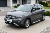 Volkswagen T-Cross 2019- Side Steps Allmond Grey (2 pcs, Aluminum) photo 1