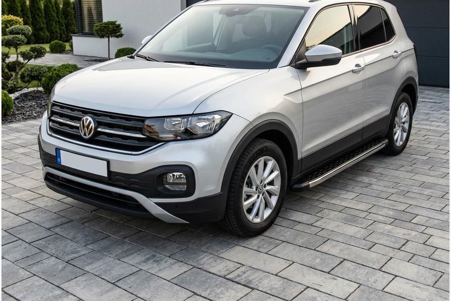 Volkswagen T-Cross 2019- Side Steps BlackLine (2 pcs, Aluminum) Image