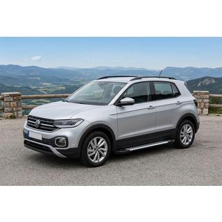 Side Steps Line (2 pcs, Aluminum) Volkswagen T-Cross 2019- photo 1