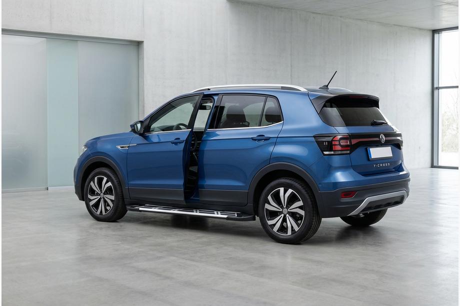 Volkswagen T-Cross 2019- Side Steps Sunrise (2 pcs, Aluminum) Photo 1