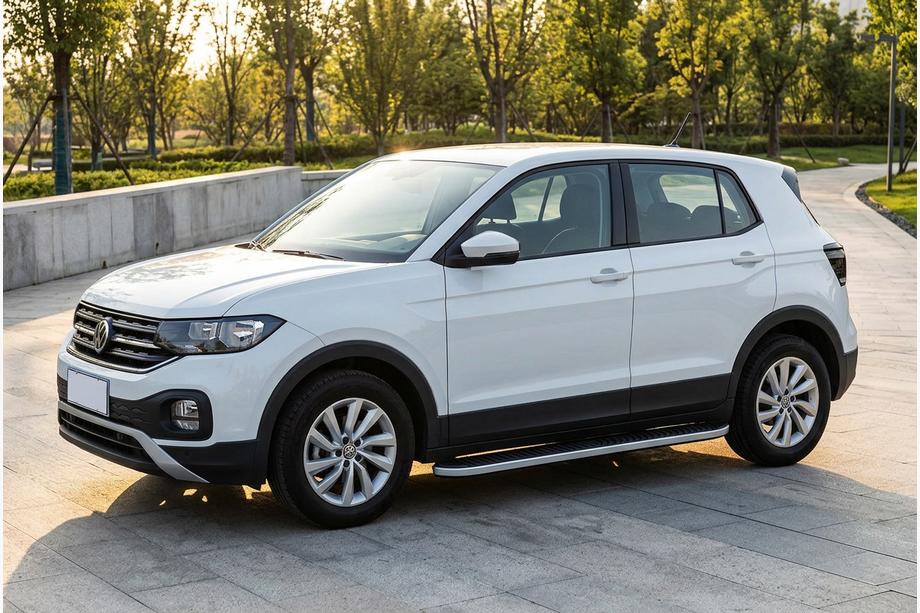 Volkswagen T-Cross 2019- Side Steps Tayga Grey (2 pcs, Aluminum) Photo 1
