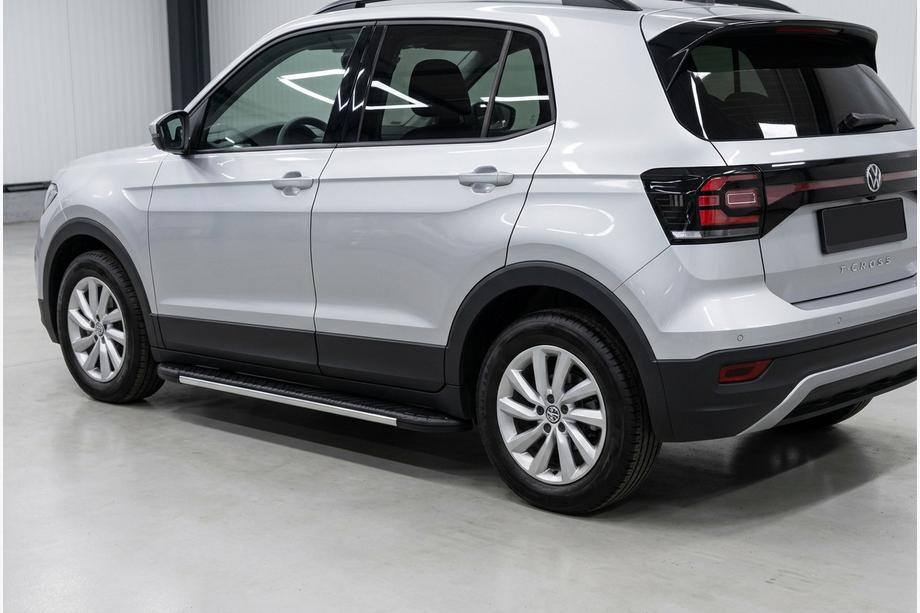 Volkswagen T-Cross 2019- Side Steps Bosphore Grey (2 pcs, Aluminum) Image