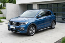 Volkswagen T-Cross 2019- Side Steps Vision New Black (2 pcs, Aluminum) photo 1