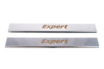 Peugeot Expert 2007-2016 Stainless Steel Door Sill Protectors (Carmos, 2 pcs) photo 2
