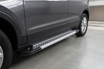 Volkswagen T-Cross 2019- Side Steps Vision New Grey (2 pcs, Aluminum) photo 1