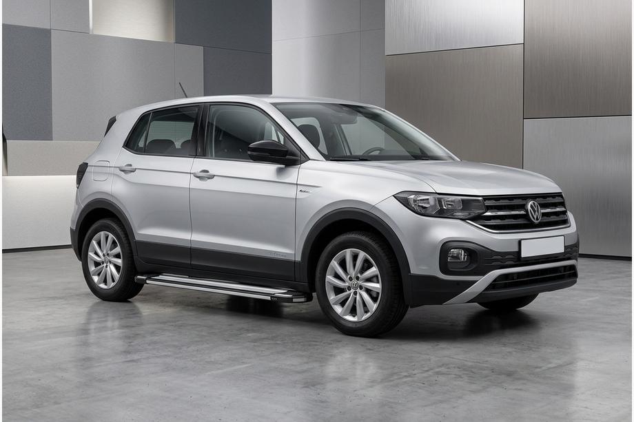 Volkswagen T-Cross 2019- Side Steps Rainbow (2 pcs, Aluminum) Image