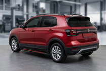 Volkswagen T-Cross 2019- Side Steps Maya Red (2 pcs, Aluminum) photo 1