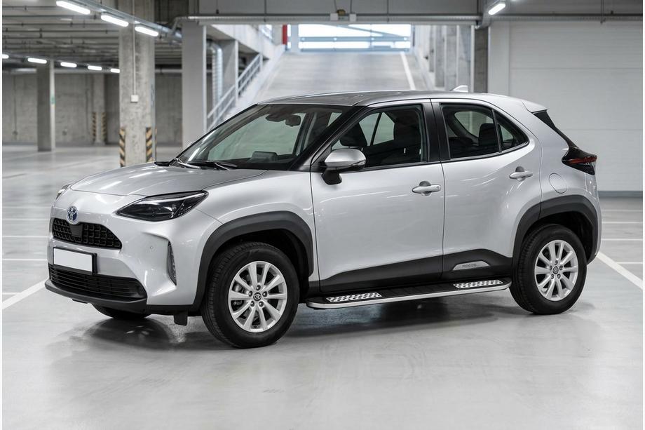 Toyota Yaris/Yaris Cross (XP210) 2020- Side Steps Tayga V2 (2 pcs, Aluminum) Image