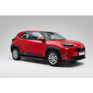 Side Steps Maya Red (2 pcs, Aluminum) Toyota Yaris/Yaris Cross (XP210) 2020- photo 1