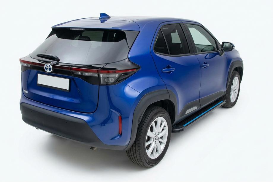 Toyota Yaris/Yaris Cross (XP210) 2020- Side Steps Maya Blue (2 pcs, Aluminum) Image