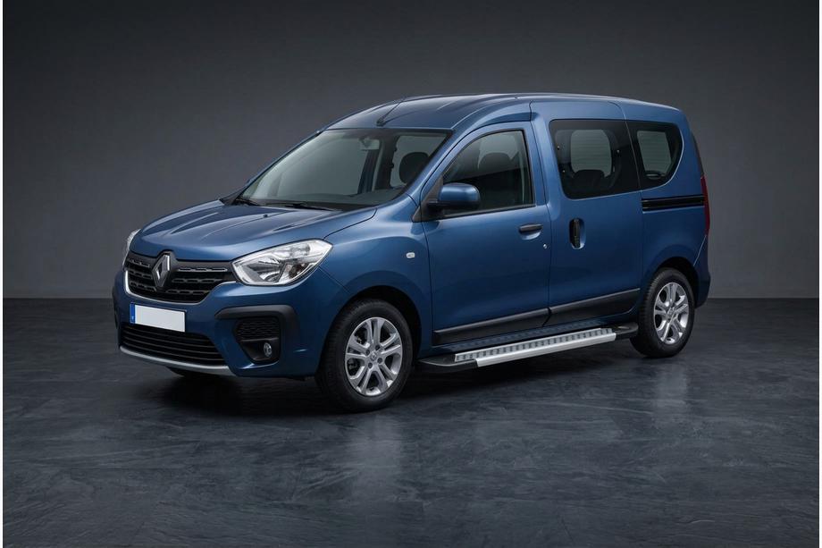 Renault Kangoo/Express 2021- Side Steps New Vision Grey (2 pcs, Aluminum) Renault Express 2021 onwards Image