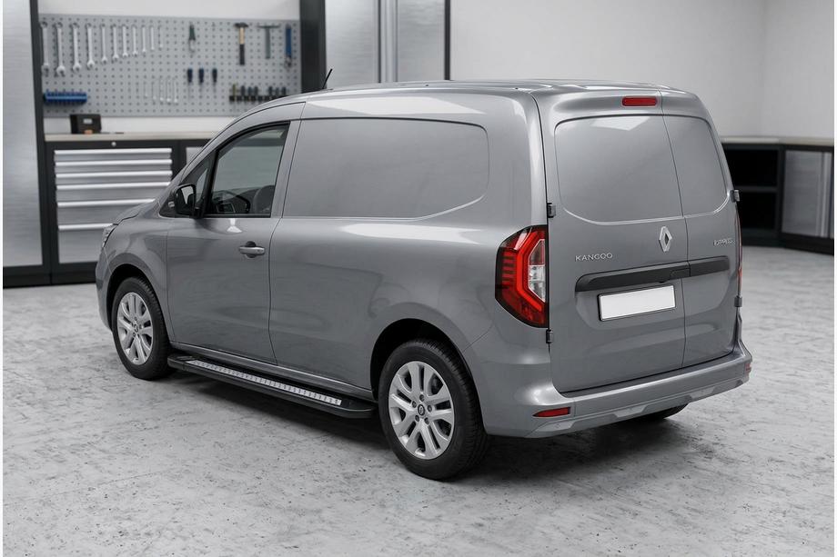 Renault Kangoo/Express 2021- Side Steps New Vision Black (2 pcs, Aluminum) Renault Express 2021 onwards Image