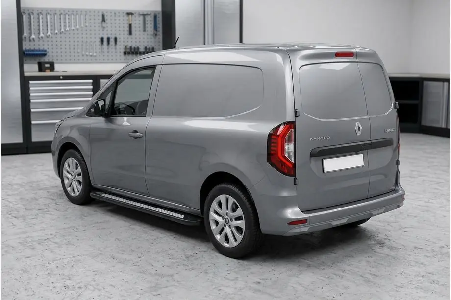 Renault Kangoo/Express 2021- Side Steps New Vision Black (2 pcs, Aluminum) Image