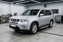 Nissan X-trail T31 2007-2014 Side Steps Shining V1 (2 pcs, Aluminum) photo 1