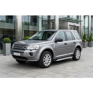 Side Steps Shining V1 (2 pcs, Aluminum) Land Rover Freelander II 2006–2014 photo 1