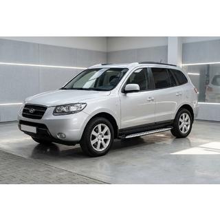 Side Steps Shining V1 (2 pcs, Aluminum) Hyundai Santa Fe 2 2006-2012 photo 1