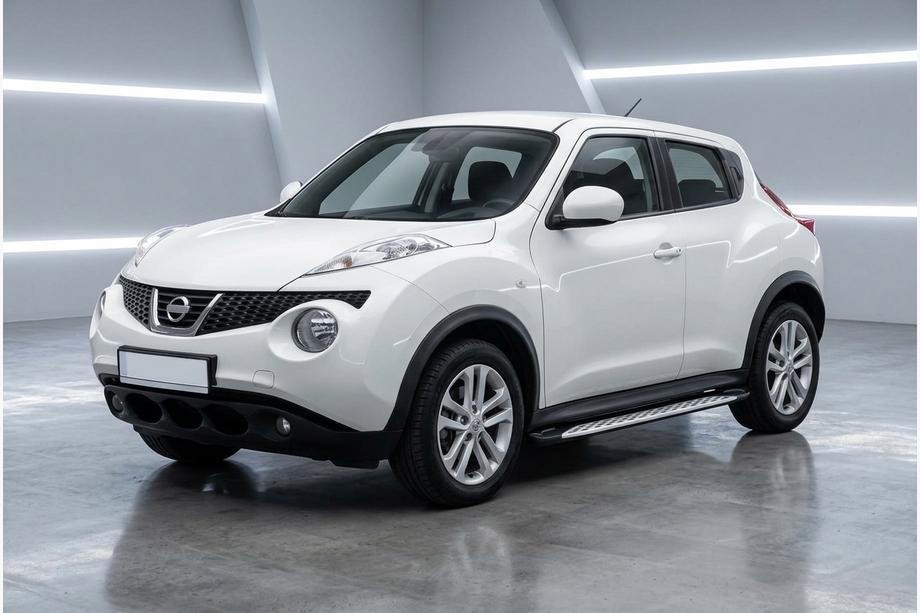 Nissan Juke 2010-2019 Side Steps Shining V1 (2 pcs, Aluminum) Image