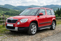 Skoda Yeti 2009-2017 Side Steps Shining V1 (2 pcs, Aluminum) photo 1