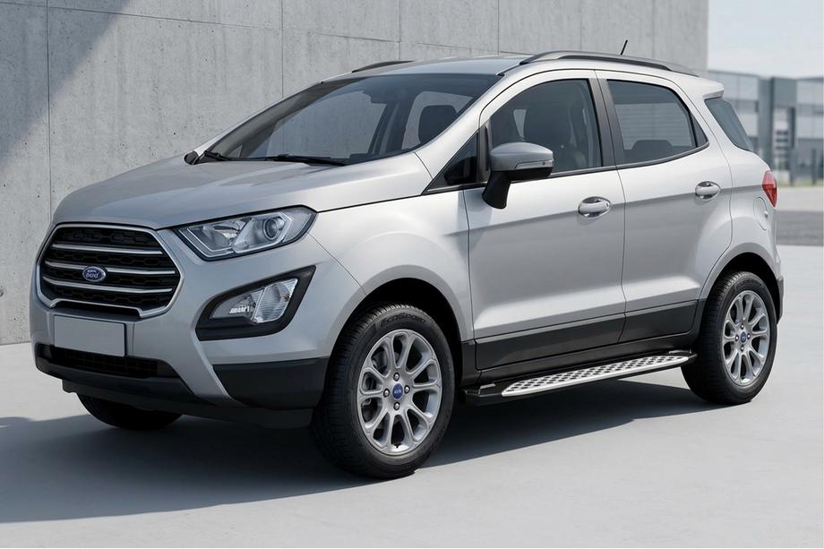 Ford Ecosport 2013-2022 Side Steps Shining V1 (2 pcs, Aluminum) Image