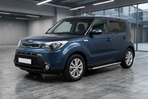 Kia Soul II 2013-2018 Side Steps Shining V1 (2 pcs, Aluminum) photo 1