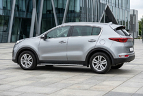 Kia Sportage 2015-2021 Side Steps Shining V1 (2 pcs, Aluminum) photo 1