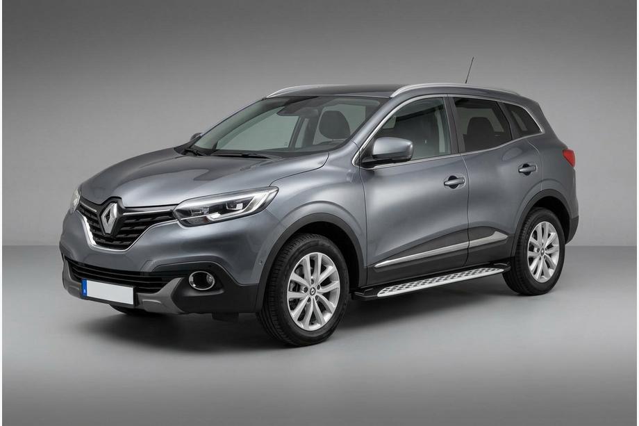 Renault Kadjar 2015-2022 Side Steps Shining V1 (2 pcs, Aluminum) Image