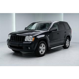 Side Steps Shining V1 (2 pcs, Aluminum) Jeep Grand Cherokee WK 2004-2010 photo 1