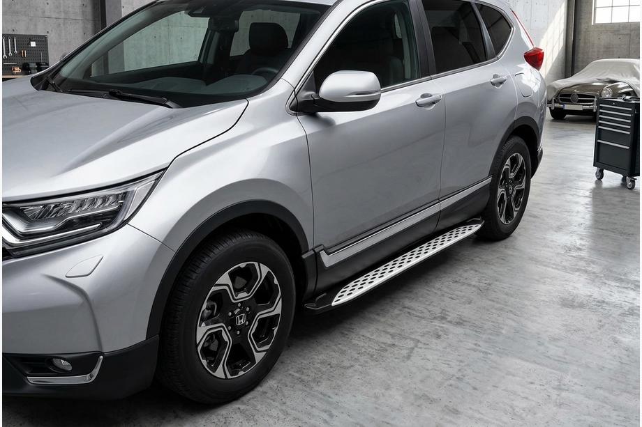 Honda CRV 2017-2022 Side Steps Shining V1 (2 pcs, Aluminum) Image