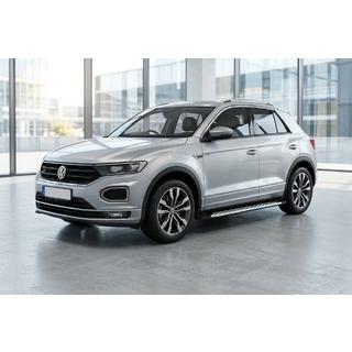 Side Steps Shining V1 (2 pcs, Aluminum) Volkswagen T-Roc 2017-2025 photo 1
