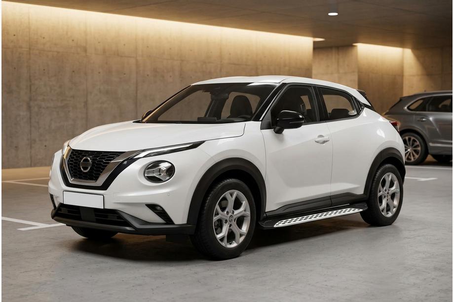 Nissan Juke 2020- Side Steps Shining V1 (2 pcs, Aluminum) Image