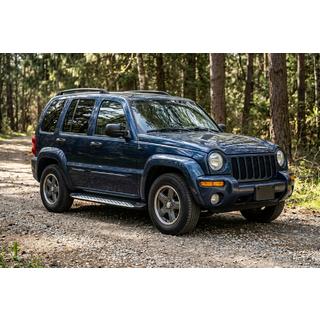 Side Steps Shining V1 (2 pcs, Aluminum) Jeep Cherokee/Liberty 2002-2007 photo 1