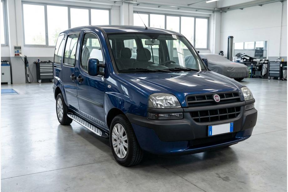 Fiat Doblo I 2005-2010 Side Steps Shining V1 (2 pcs, Aluminum) Image