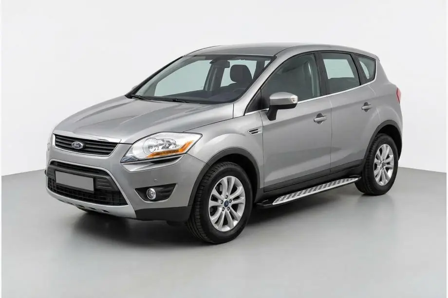 Ford Kuga 2008-2013 Side Steps Shining V1 (2 pcs, Aluminum) Image