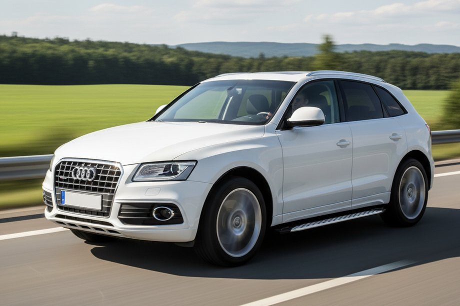 Audi Q5 2008-2017 Side Steps Shining V1 (2 pcs, Aluminum) Image