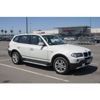 Side Steps Shining V1 (2 pcs, Aluminum) BMW X3 E83 2003-2010 photo 1
