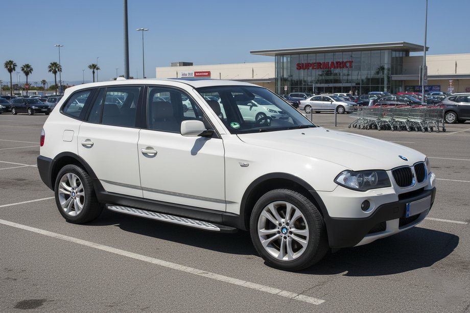 BMW X3 E83 2003-2010 Side Steps Shining V1 (2 pcs, Aluminum) Image