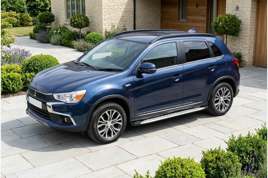 Mitsubishi ASX 2010-2023 Side Steps Shining V1 (2 pcs, Aluminum) Image