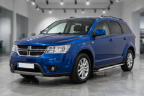 Dodge Journey 2008-2020 Side Steps Shining V1 (2 pcs, Aluminum) photo 1