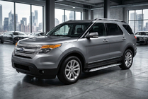 Ford Explorer 2011-2019 Side Steps Shining V1 (2 pcs, Aluminum) photo 1