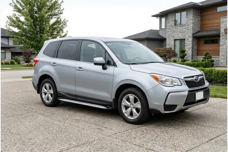 Subaru Forester 2013-2018 Side Steps Shining V1 (2 pcs, Aluminum) Image