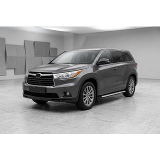 Side Steps Shining V1 (2 pcs, Aluminum) Toyota Highlander 2013-2019 photo 1