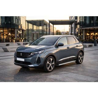 Side Steps Shining V1 (2 pcs, Aluminum) Peugeot 3008 2016-2023 photo 1