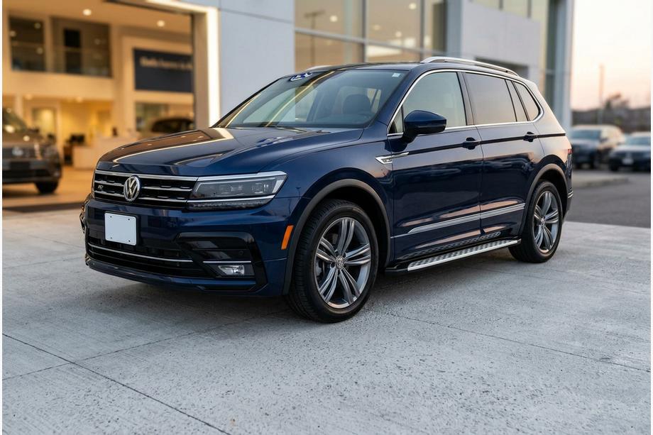 Volkswagen Tiguan 2016-2023 Side Steps Shining V1 (2 pcs, Aluminum) Image