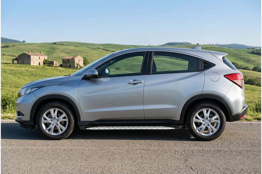 Honda HR-V 2014-2021 Side Steps Shining V1 (2 pcs, Aluminum) Image